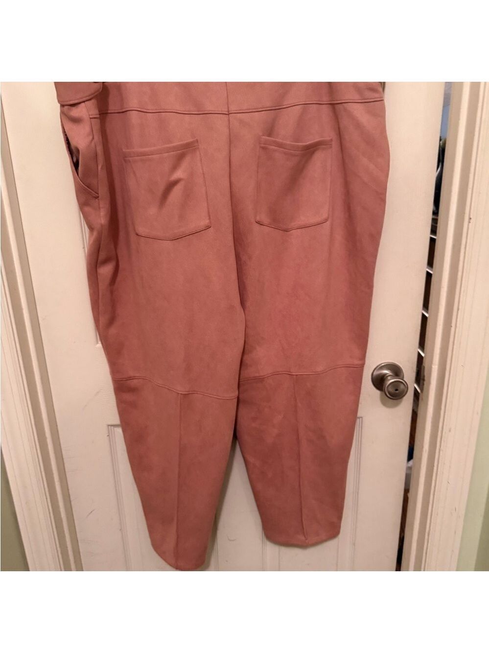 Ryegrass Suede Pantsuit Dusty Rose Western Plus Size 22W 3X - Picture 6 of 9